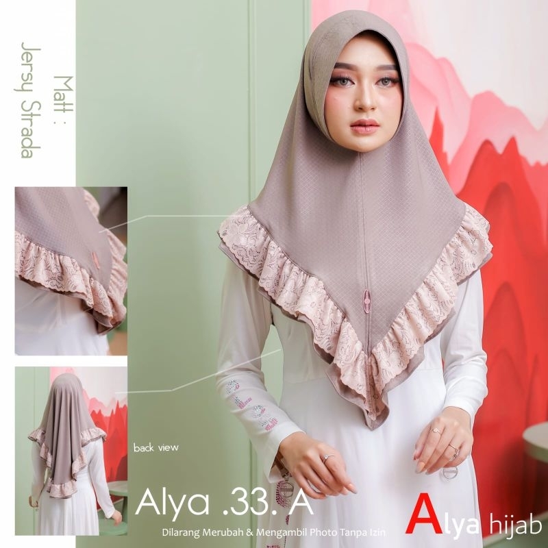 Jilbab Bergo Simple Alya A33 Ori Alya Hijab