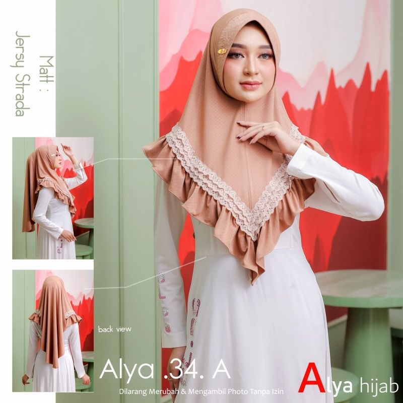 Jilbab Bergo Simple Alya A34 Ori Alya Hijab