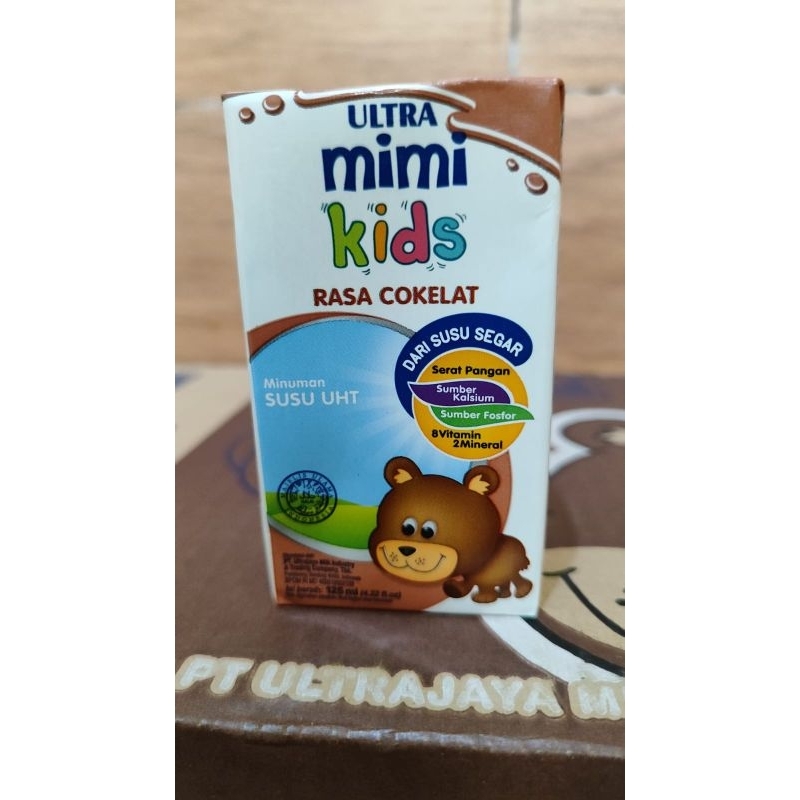 

Ultra Mimi Kids Susu UHT Rasa Cokelat 125 ml