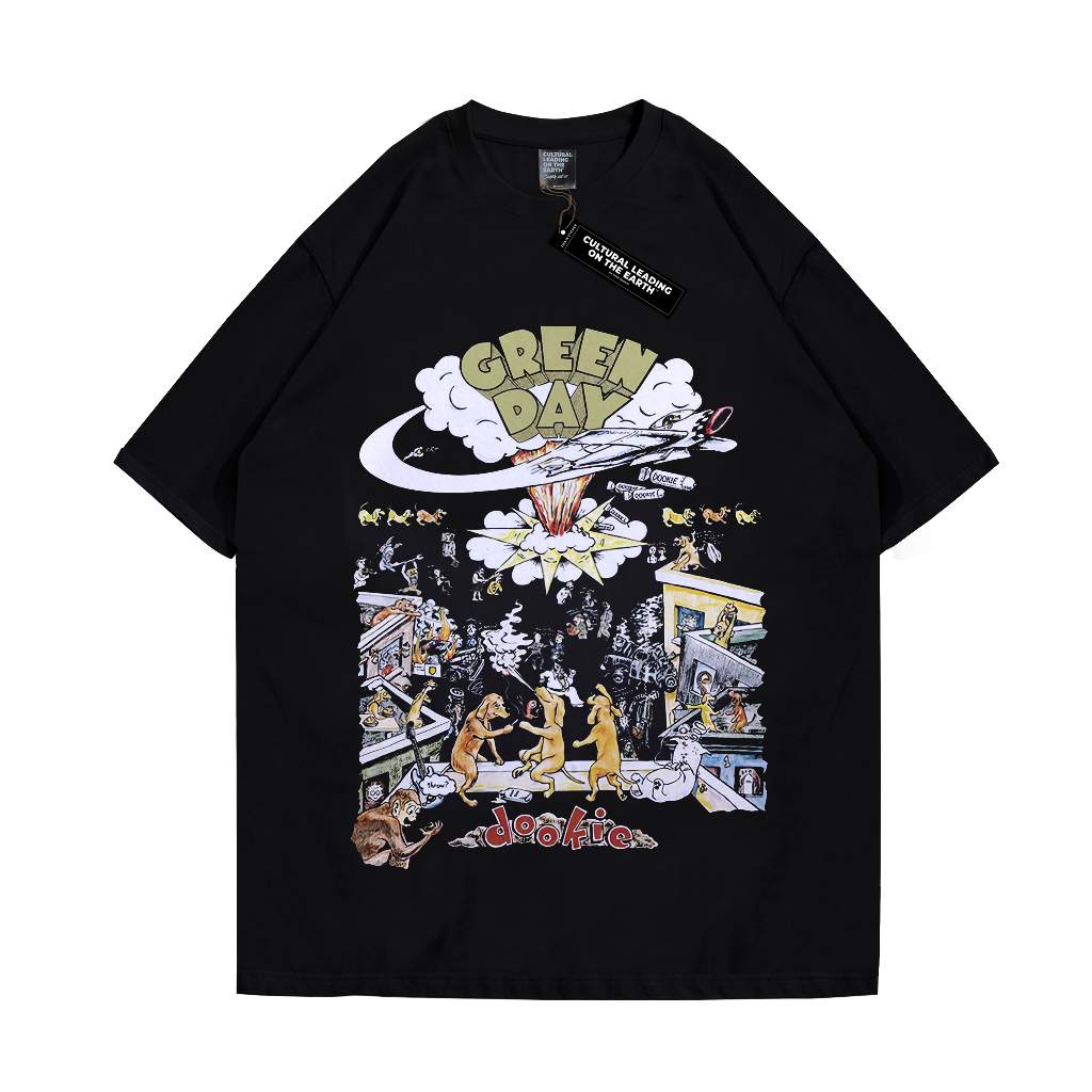 CLOTE Kaos Band Green Day Baju Kaos Pria Kaos Wanita Distro Original