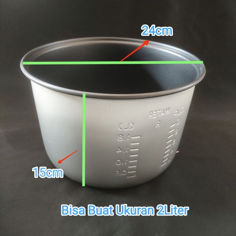 PANCI TEFLON RICE COOKER MEJIKOM 1,8/2 LITER UMUM COSMOS MINYAKO DLL