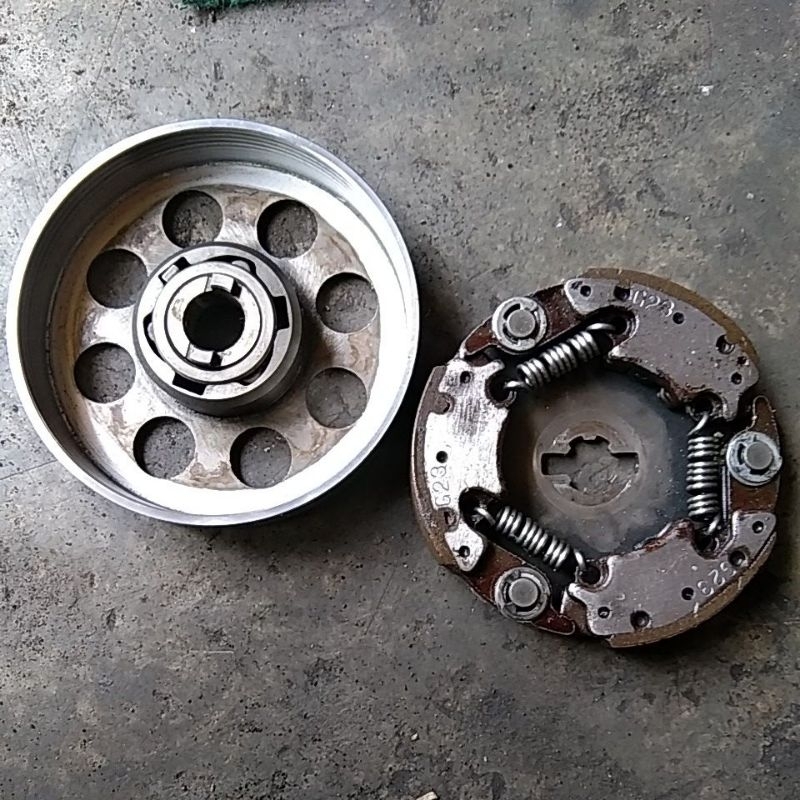 Mangkok ganda set kampas ganda Suzuki rc80 rc 100 rc bravo gs tornado