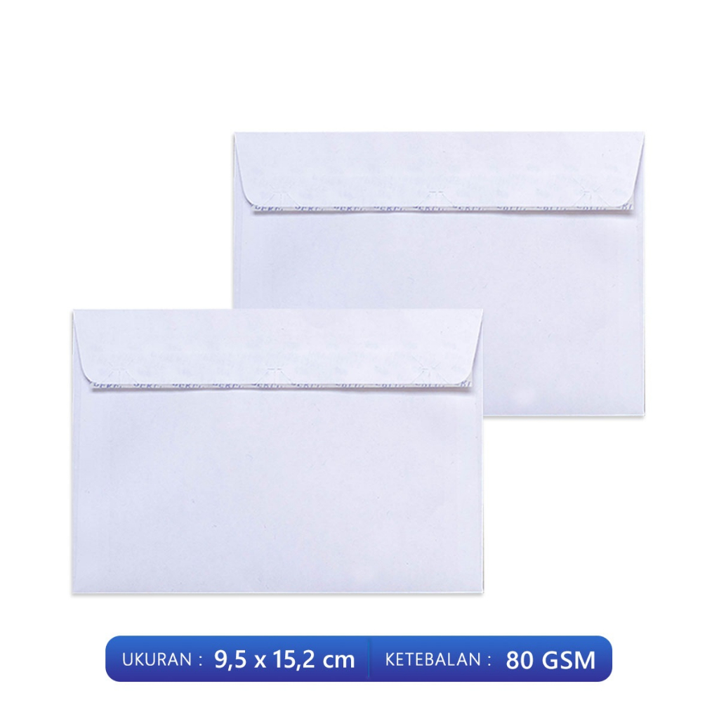 

Amplop Putih Isi 12 Pcs Lembar / Ukuran 95 x 152mm ada Lem perekat