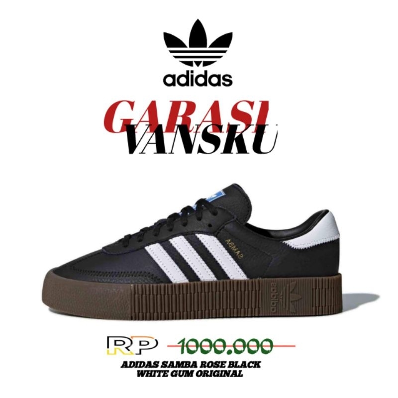 Adidas Samba Rose Black White Gum Original