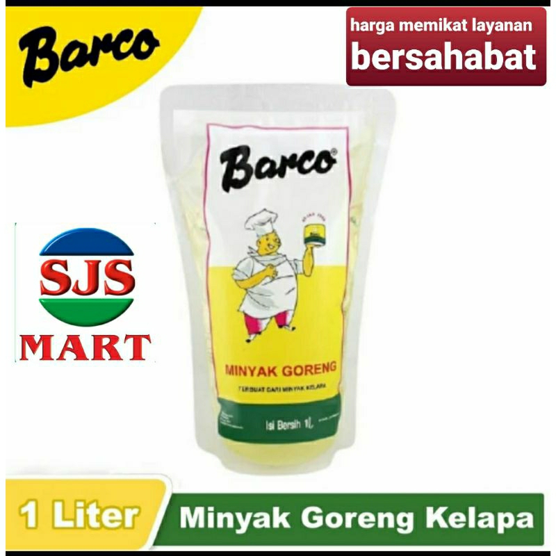 

Barco Minyak Goreng Kelapa 1 Liter