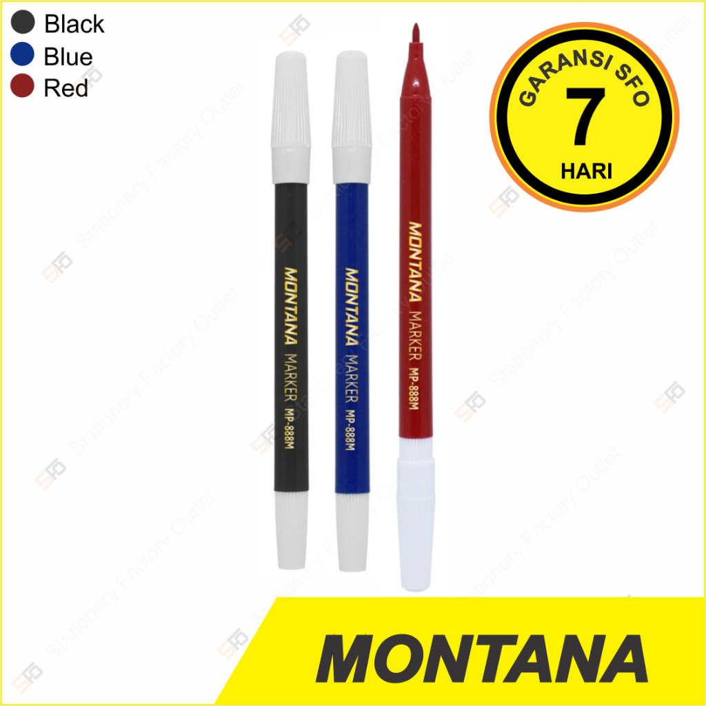 

144 Pcs Spidol Montana Kecil
