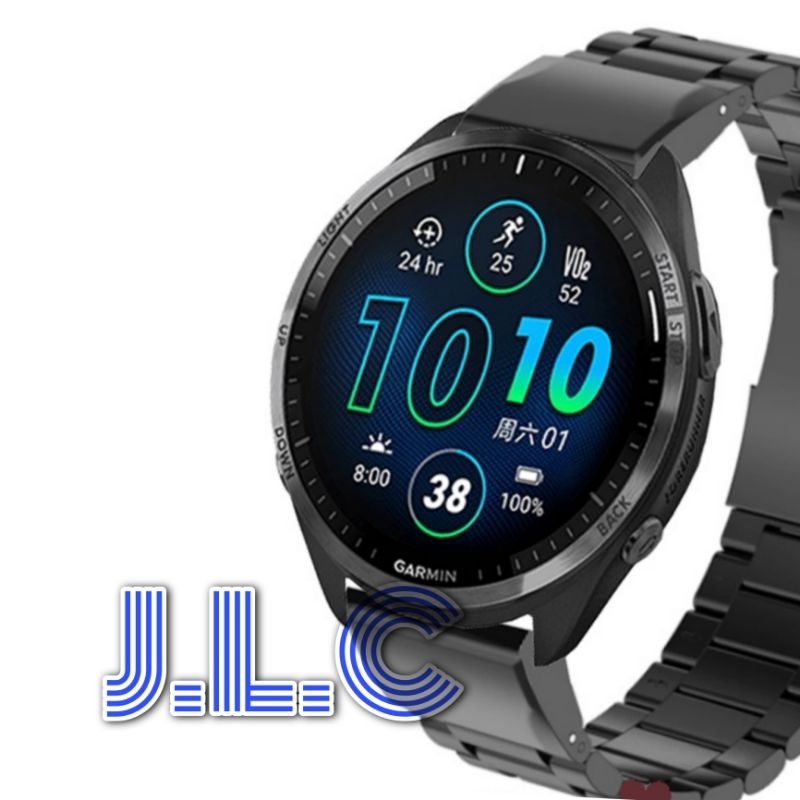 Strap Stainless Steel Quick Fit Easy Watch Band Tali Jam Tangan Garmin Forerunner 970 965 955 945 93