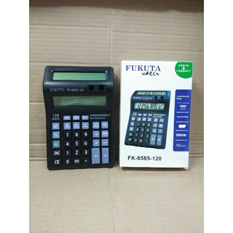 

Kalkulator fukuta 8585-120 check 2 layar