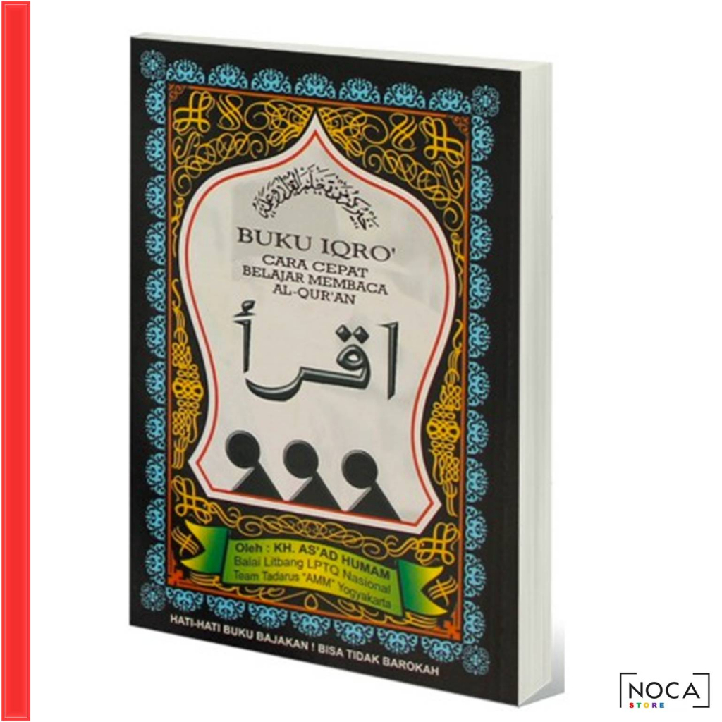 NCS - Buku IQRO BESAR Jilid 1-6 Cara Cepat Belajar Mengaji