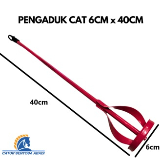 Pengaduk Cat 60 x 400 mm Tjap Mata Tongkat Mixer Semen 6 x 40 cm CSA