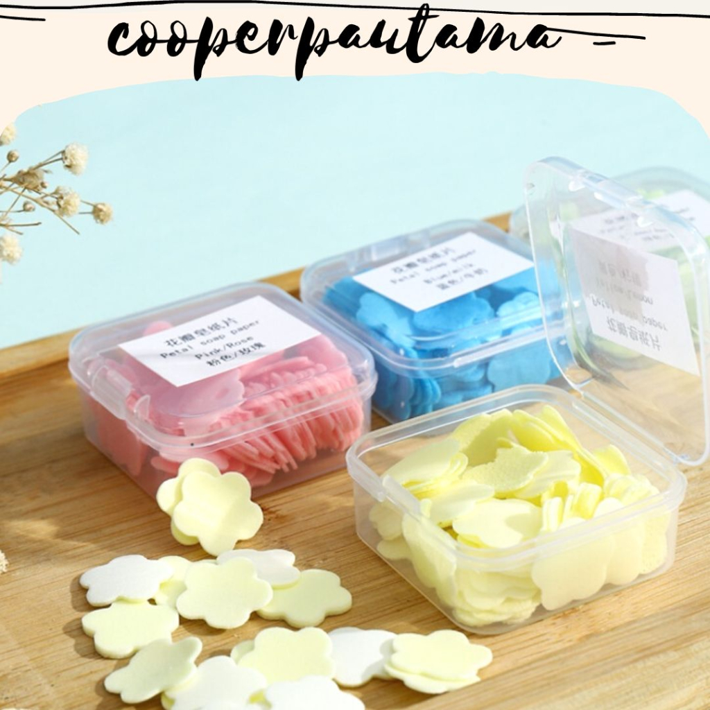 SABUN KERTAS|| SABUN KERTAS JASMINE (GREEN)|Sabun Kertas Kotak Travel