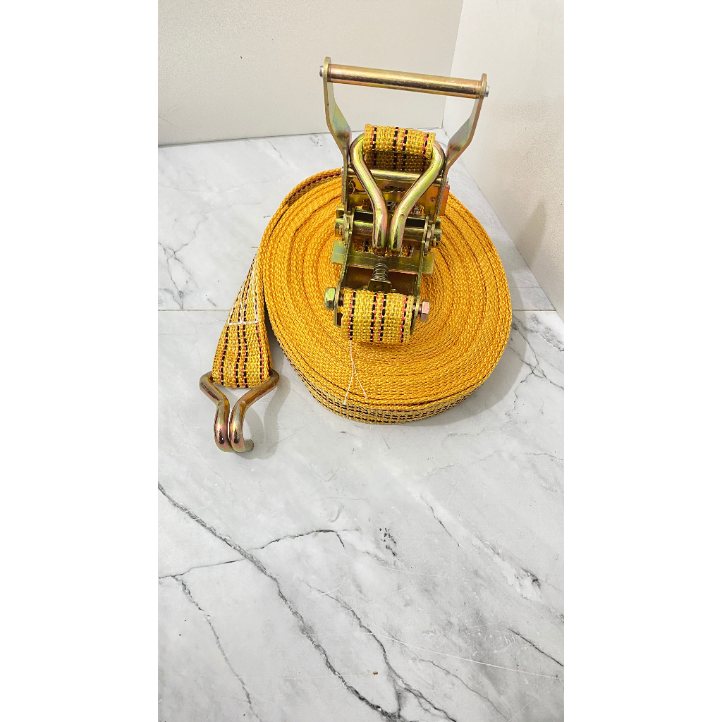 Yuni_Genz Rachet Tie Down 5-15 Meter Trek Belt Tali Sound/Tali Barang/Track Webbing Cargo Lashing /