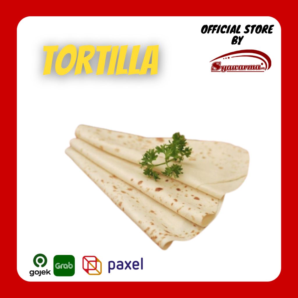 

Tortilla Kulit Kebab Besar Ukuran 23cm Syawarma Premium