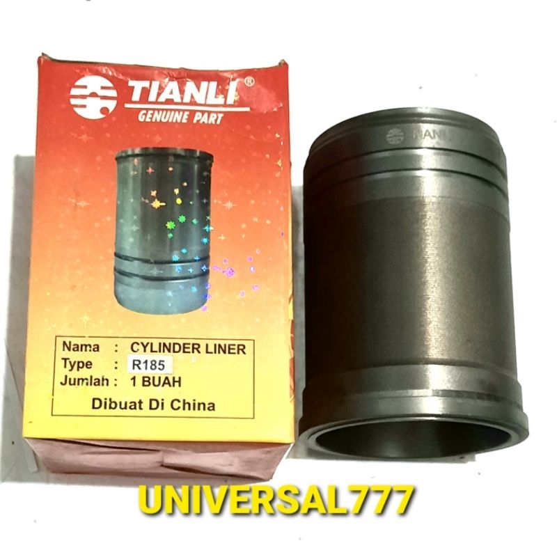 R-185 Cylinder Liner Boring Vuring Piston Diesel Disel R185 R 185  Tianli Original