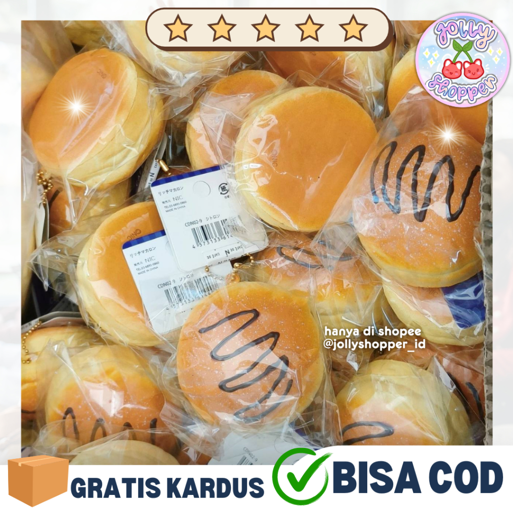 [READY STOCK] Cafe De N Bombolone Sugar Bun Squishy / BNIP Impor