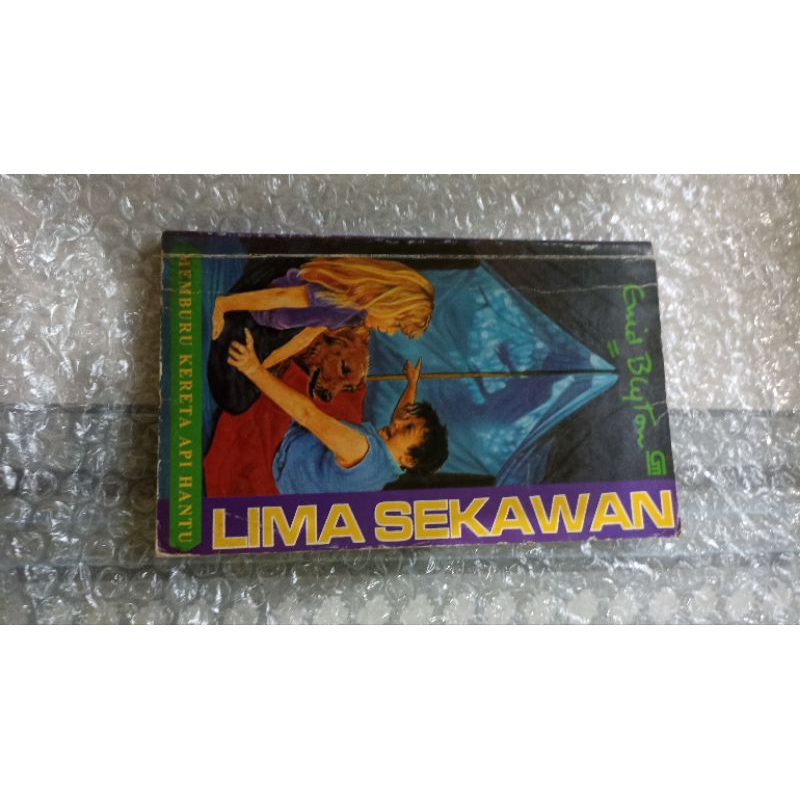 Novel 5 sekawan Memburu Kereta Api Hantu