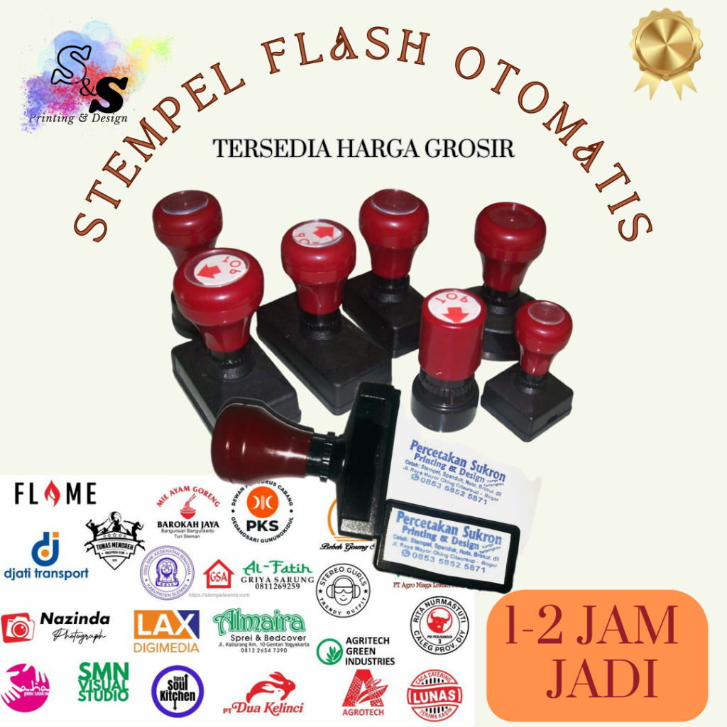 

STEMPEL FLASH OTOMATIS, STEMPEL WARNA, UNTUK SEKOLAH, PERUSAHAAN, PT, CV, DLL