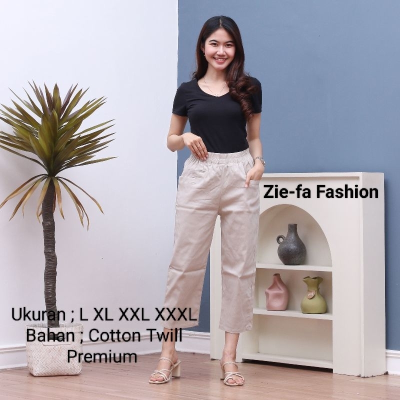 Celana Korea terbaru Willow pants Celana wanita Jumbo 40-80kg Willow pants celana panjang / kulot wa