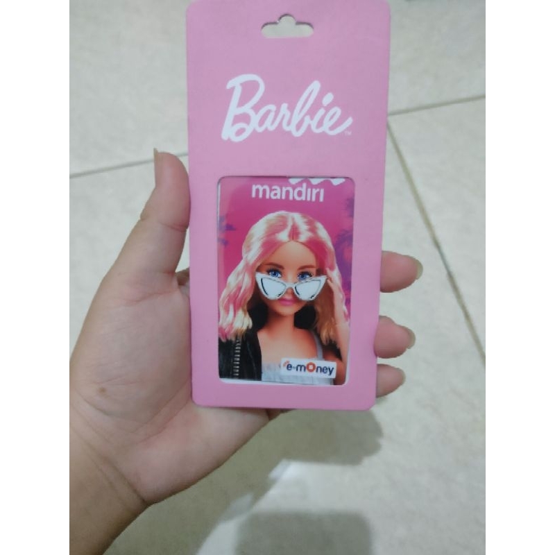 mandiri E-Money edisi Barbie - Barbie Girl, Logo