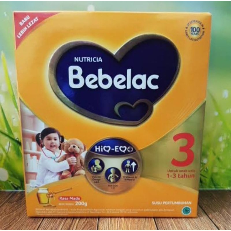 Bebelac 3 200gr usia 1-3 tahun Rasa Madu