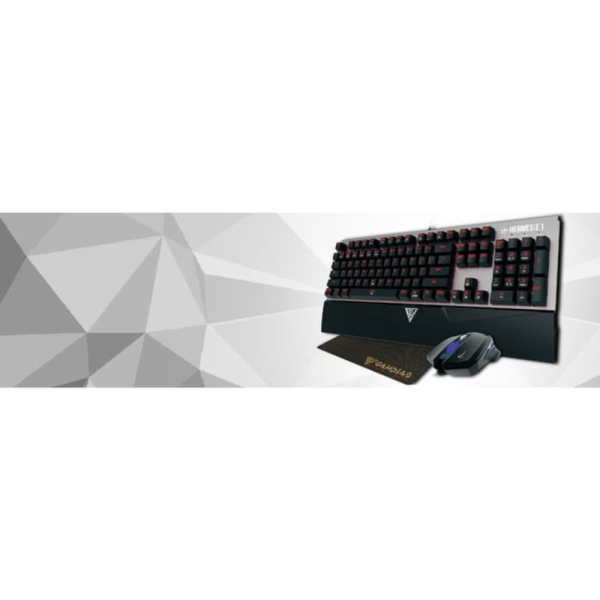 Promo GAMDIAS HERMES E1 3 in 1 Gaming Keyboard Mouse  Mousepad Combo Berkualitas