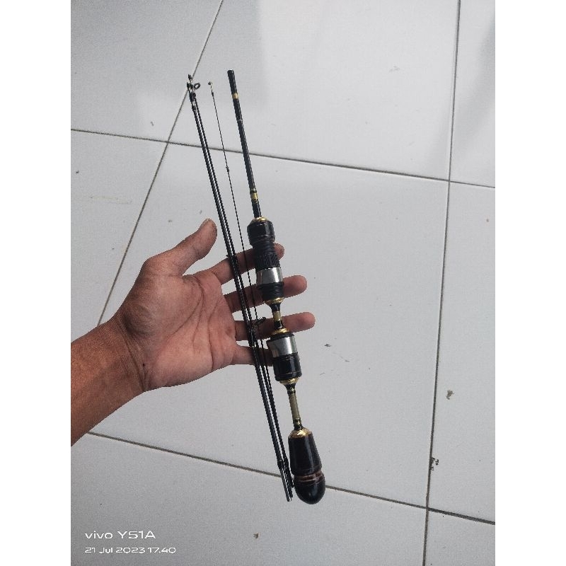 custom joran pancing wader/udang bahan carbon sutet