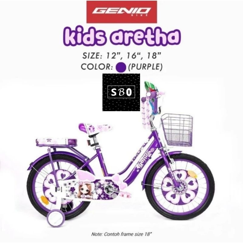Sepeda Mini 18" Genio Aretha Terbaru