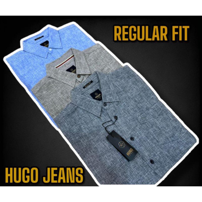 Kemeja Pria HUGO JEANS ORIGINAL