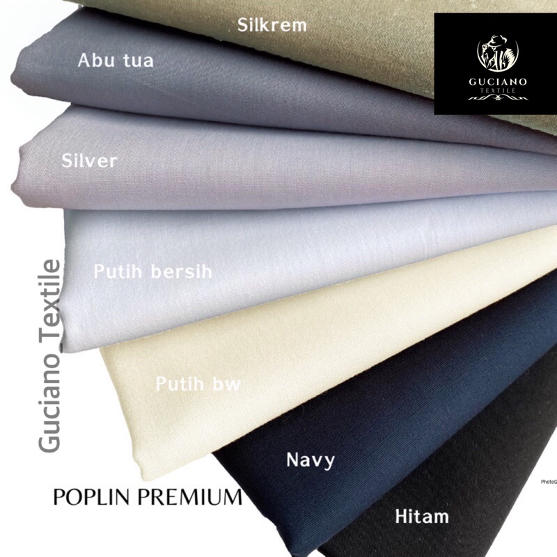 KATUN POPLIN CVC/POPLIN PREMIUM/BAHAN KEMEJA/BLOUSE