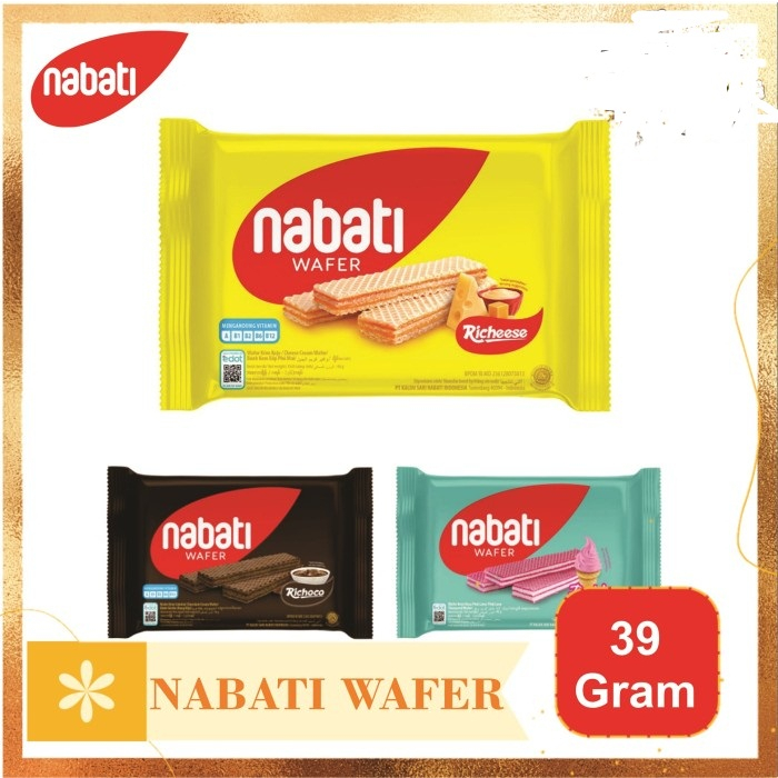 

Nabati Wafer 2000 Kemasan 39 Gram - Pink Lava -FREE BUBBLE WRAP