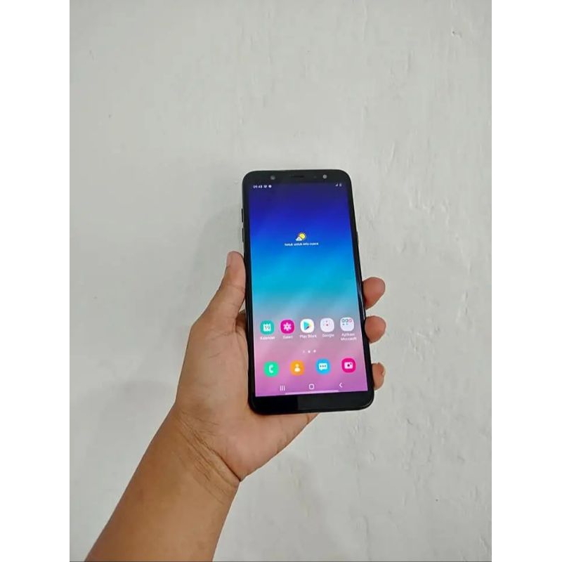 Samsung a6 2018 ram 3/32 4g second normal.