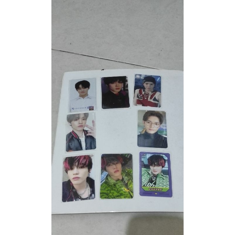 Photocard OFFICIAL murah murce Jungwoo Universe, Taeyong jewel universe, Taeil id card Ncit, Chenle 