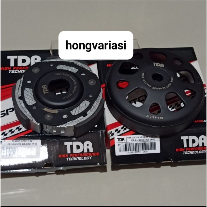 TDR paketan set tdr kampas ganda +mangkok ganda for nmax new/aerox  variov150 pcx 150 adv original t