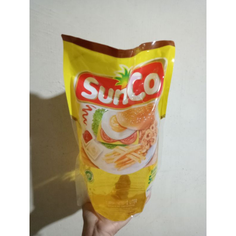 

Minyak goreng sunco 2ltr