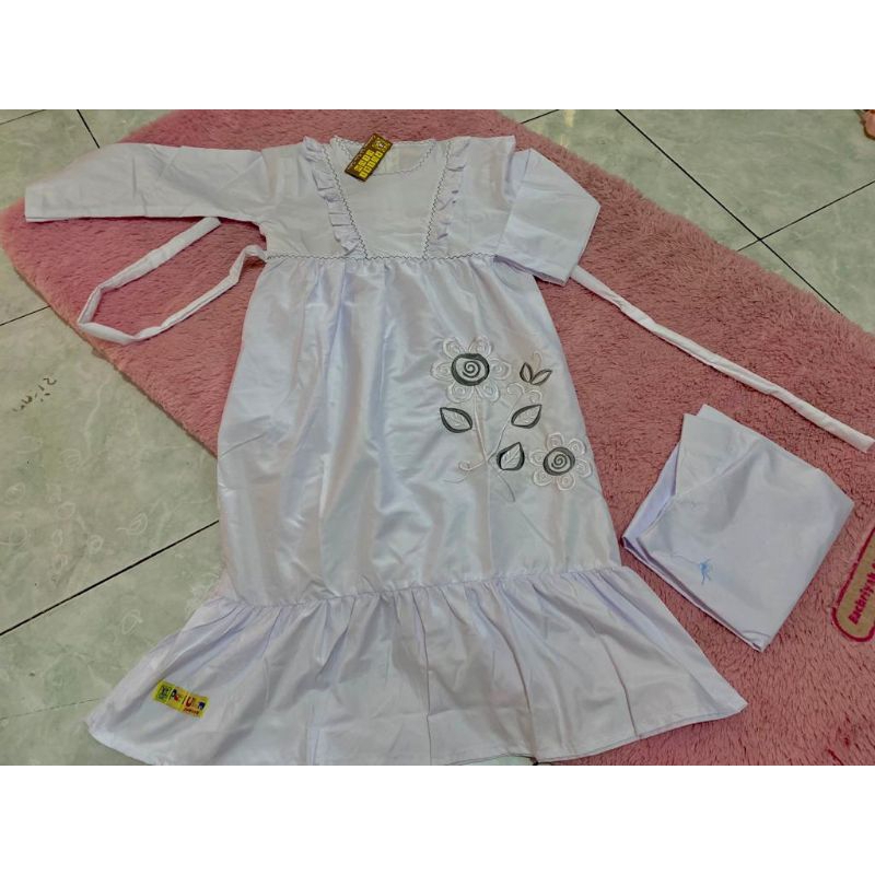 Baju Gamis Anak Perempuan Usia 4-15 Tahun Manasik Haji , Sekolah Madrasah dan TPQ