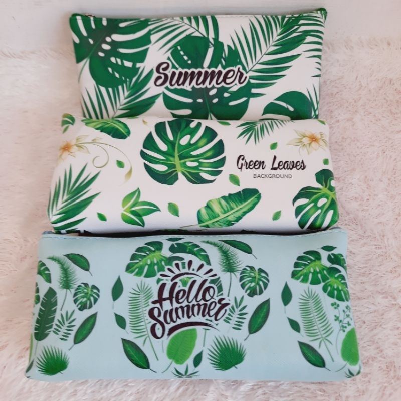 

Kotak Pensil Tempat Pensil Motif Daun