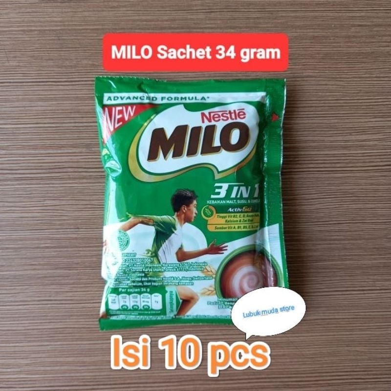 

Nestle milo 3 in 1 sachet 34 gr rencengan