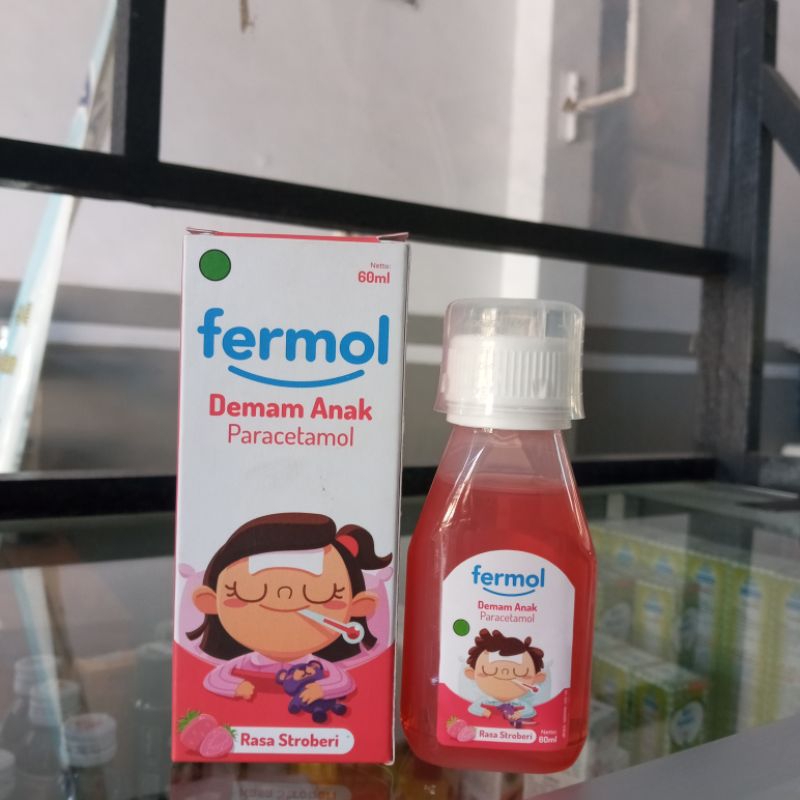 

FERMOL SIRUP DEMAM RASA STRAWBERRY 60 ML