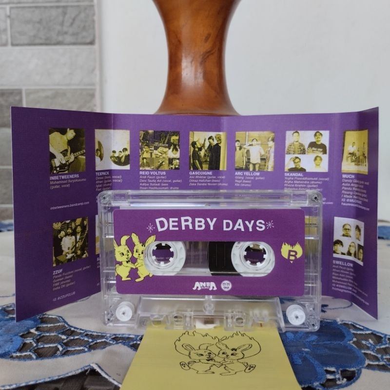 Kaset Pita Derby Days Indonesian Indie Rock Compilation