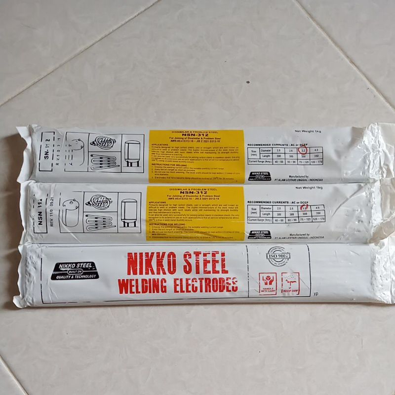 NSN 312 3.2MM NIKKO STEEL / KAWAT LAS STAINLESS STEEL