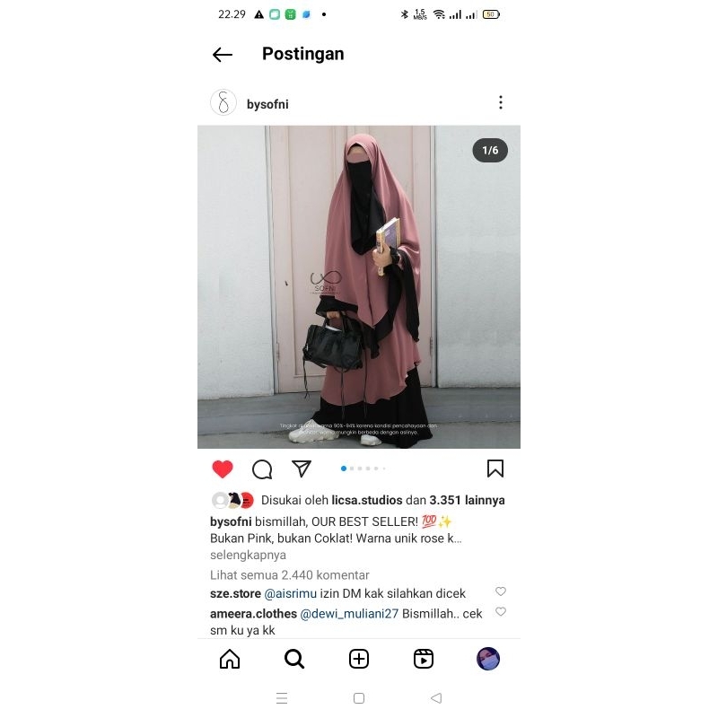 gamis zayda bysofni warna decorose