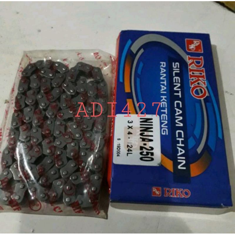 RANTE KETENG NINJA 250 KARBU/FI INJEKSI 124L /RANTAI MESIN/KAMPRAT KAWASAKI NINJA 250 RIKO