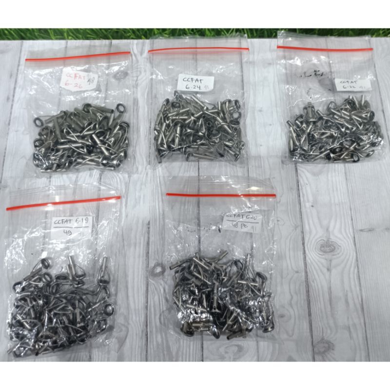 Spare Part Joran : Cincin Ujung Joran Fuji Top Guide Tipe CCFAT 6 Pilih Ukuran