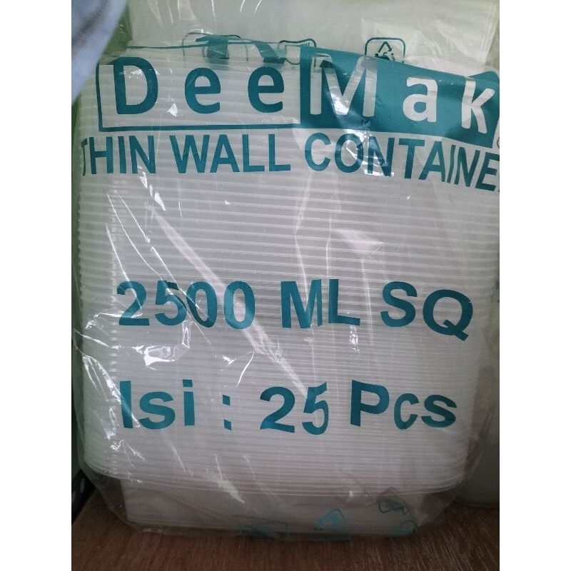 Thinwall DM Square 2500ml per 10 pcs