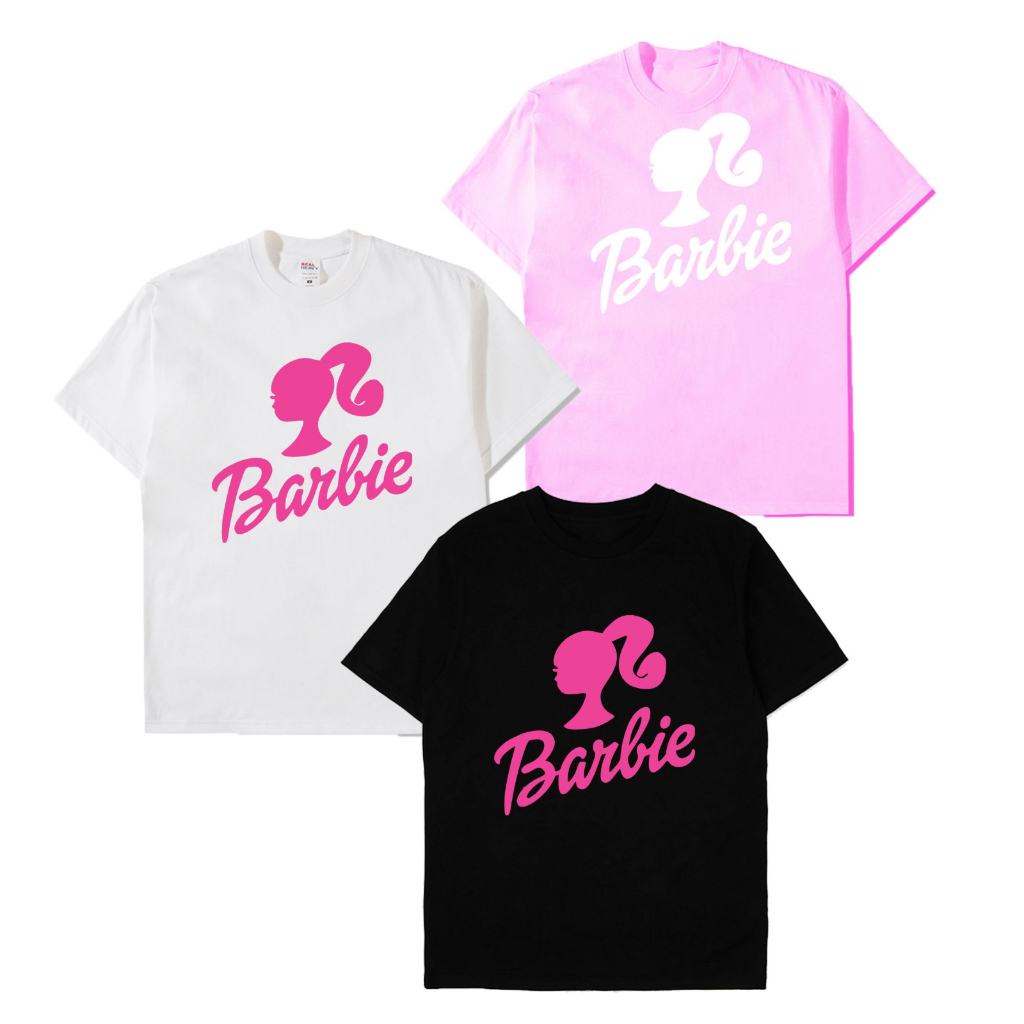 Kaos Distro Gambar Pola Barbie