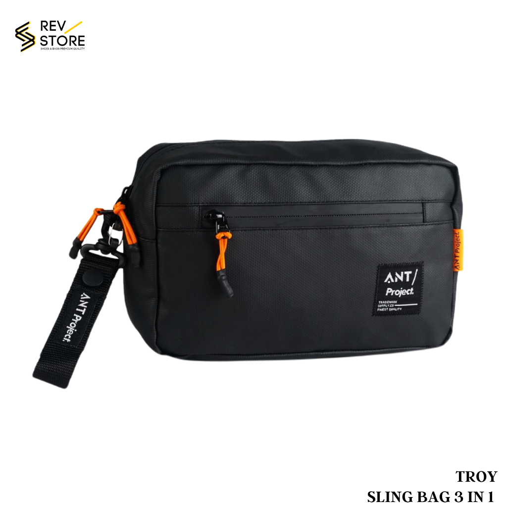 REV STORE  - Tas  Stang Sepeda Troy Waterproof - Tas Bicycle Bag Troy 3in Bisa Selempang
