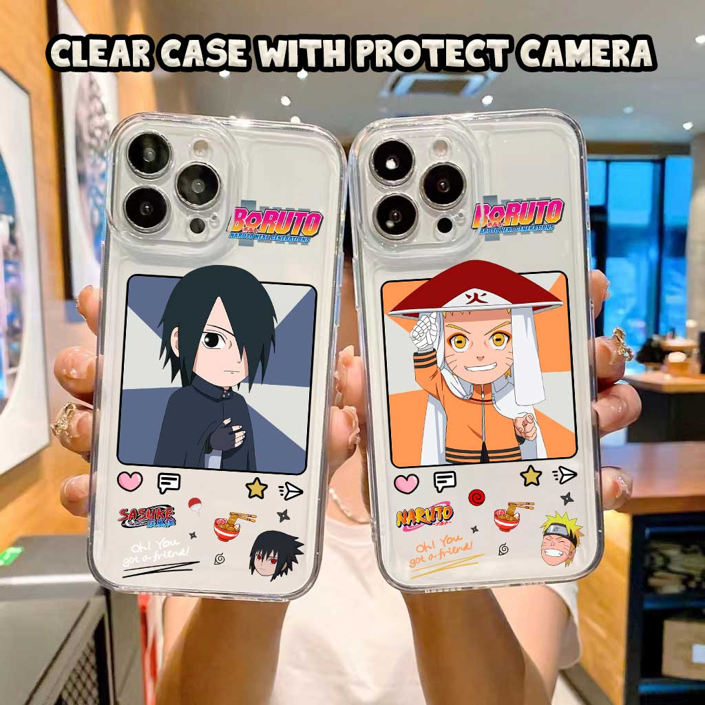 Clear Case Softcase Bening Tebal SAMSUNG A33 A34 A52 A53 A54 A70 A73 M20 M23 M33 M53 [Anime Chibi]
