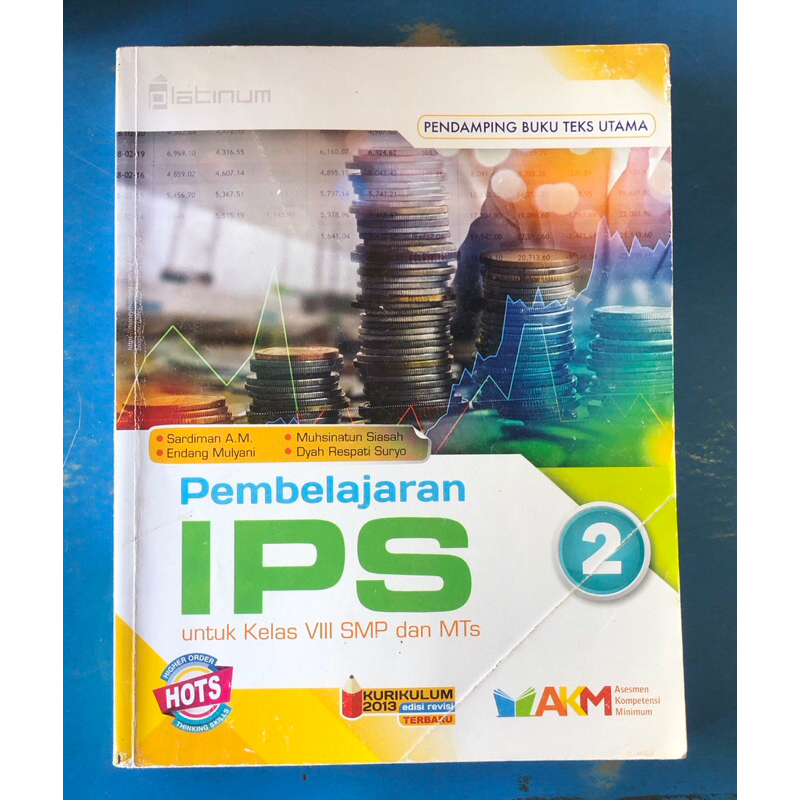 Buku Paket IPS SMP kelas 2 Penerbit Platinum AKM 2022