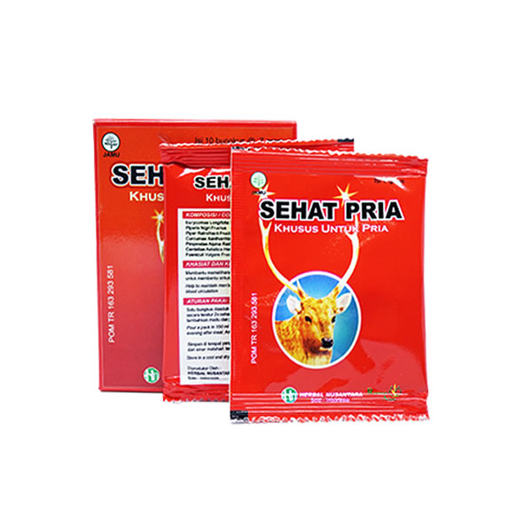 Jamu Sehat Pria Obat Penambah Tenaga Kuat Subur Pembesar Alat Vital
