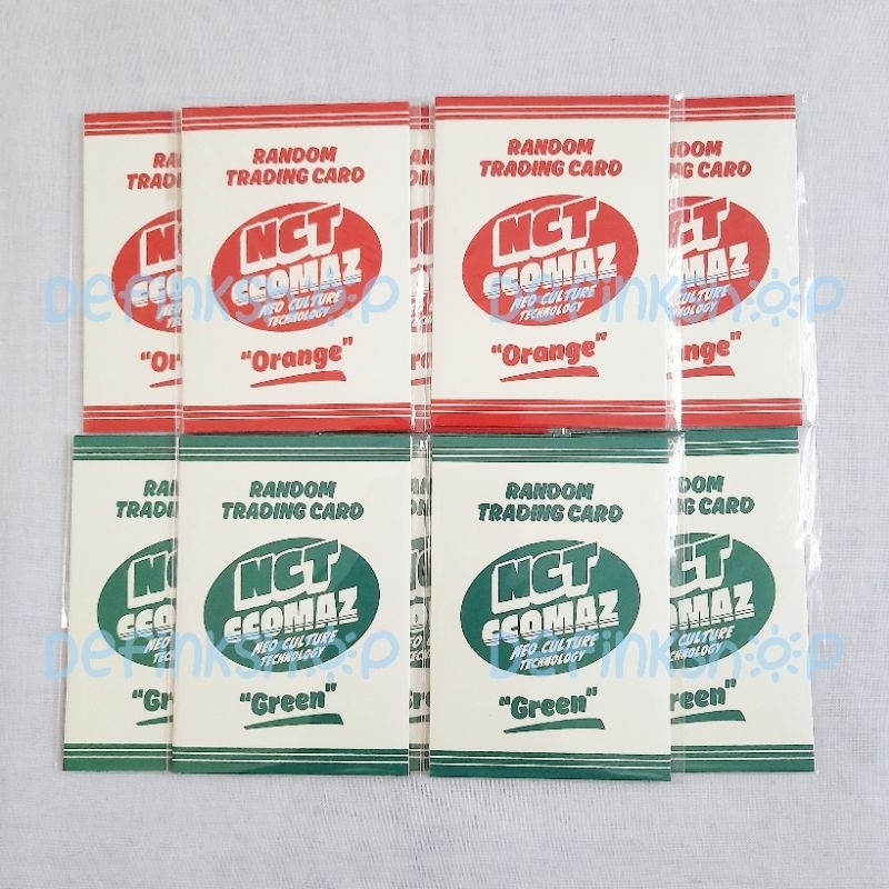 [READY STOCK] Official MD NCT - CCOMAZ Random Trading Card TC Orange Green ver Sealed Merch Fullset 